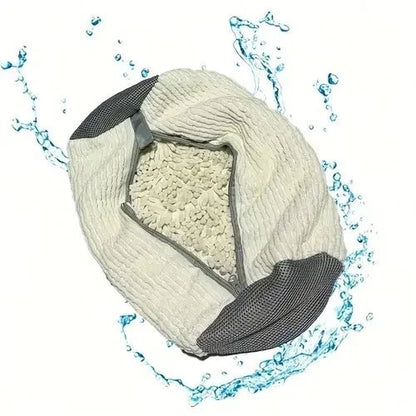 Fluffy Fiber Shoe Washing Bag 360° Surround Cleaning Reusable Durable Machine-Washable Laundry Bag with Zipper Closure (1pc) - Get it from Bo