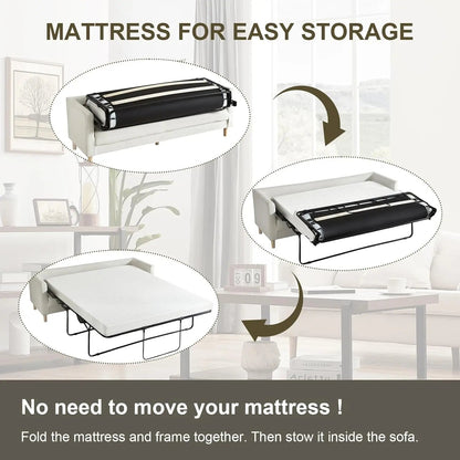 Full Size Sofa Mattress 52x72x4 Removable Washable - Get it from Bo