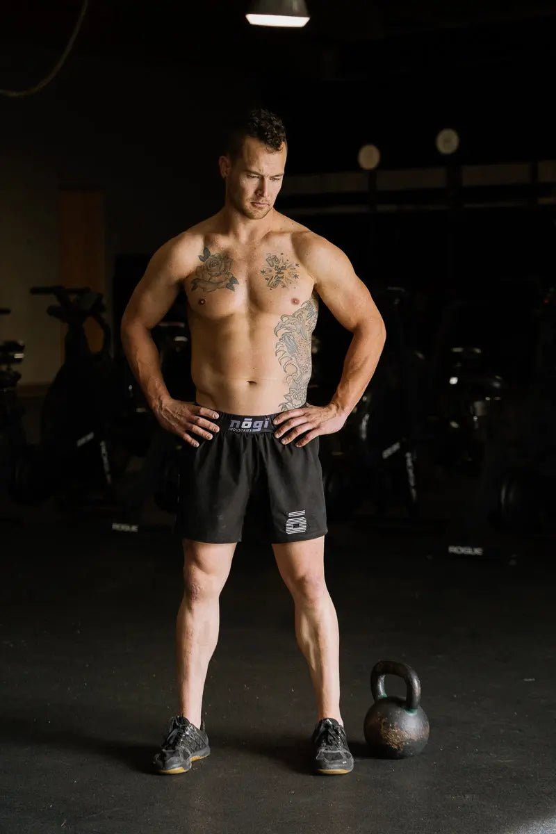 Ghost 5" Inseam Premium Lined Grappling Shorts - Obsidian Black - Get it from Bo