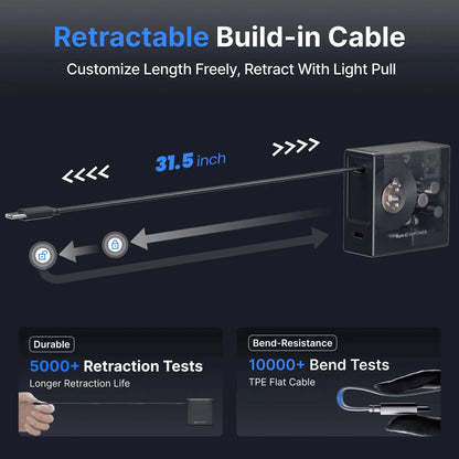 Gitryin Retractable 40W Charger for 3C Devices - Get it from Bo
