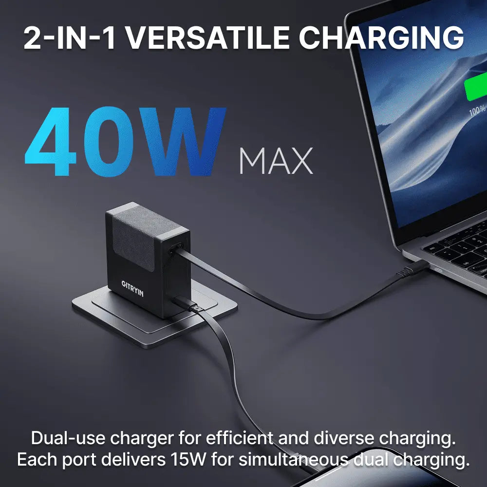 Gitryin Retractable 40W Charger for 3C Devices - Get it from Bo