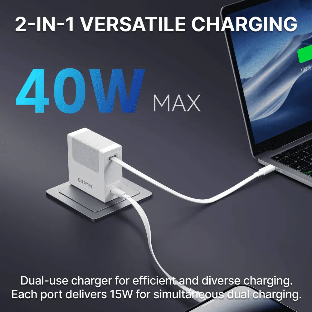 Gitryin Retractable 40W Charger for 3C Devices - Get it from Bo