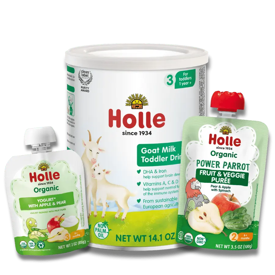 Goat & Greens Variety Bundle: Goat Milk, Power Parrot, Apple & Pear Yogurt - Get it from Bo