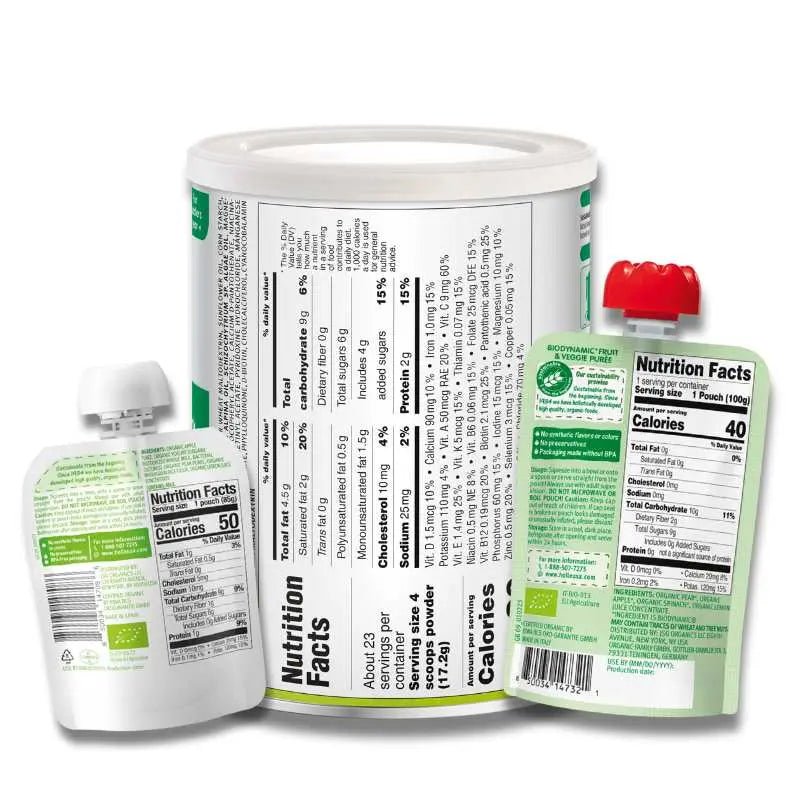 Goat & Greens Variety Bundle: Goat Milk, Power Parrot, Apple & Pear Yogurt - Get it from Bo