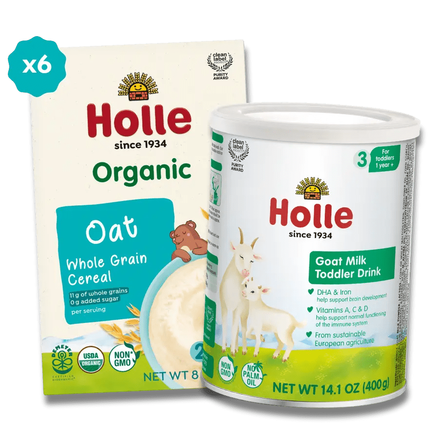 Goat & Oat Bundle: Goat Milk Toddler Drink and Oat Cereal - Get it from Bo