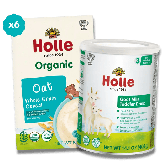 Goat & Oat Bundle: Goat Milk Toddler Drink and Oat Cereal - Get it from Bo
