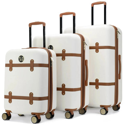 Grace 3 Piece Expandable Retro Luggage Set - Get it from Bo