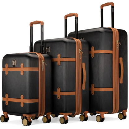 Grace 3 Piece Expandable Retro Luggage Set - Get it from Bo