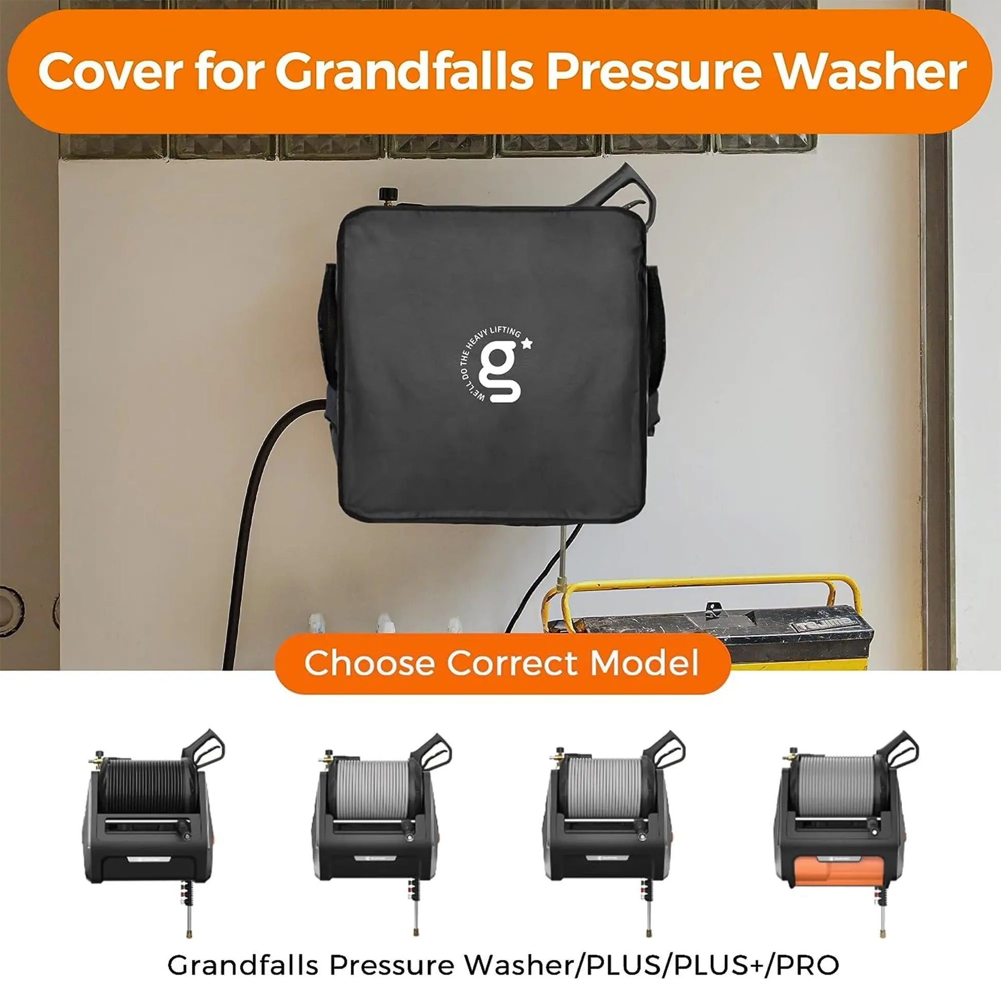 Grandfalls Retractable Pressure Washer Cover - Get it from Bo