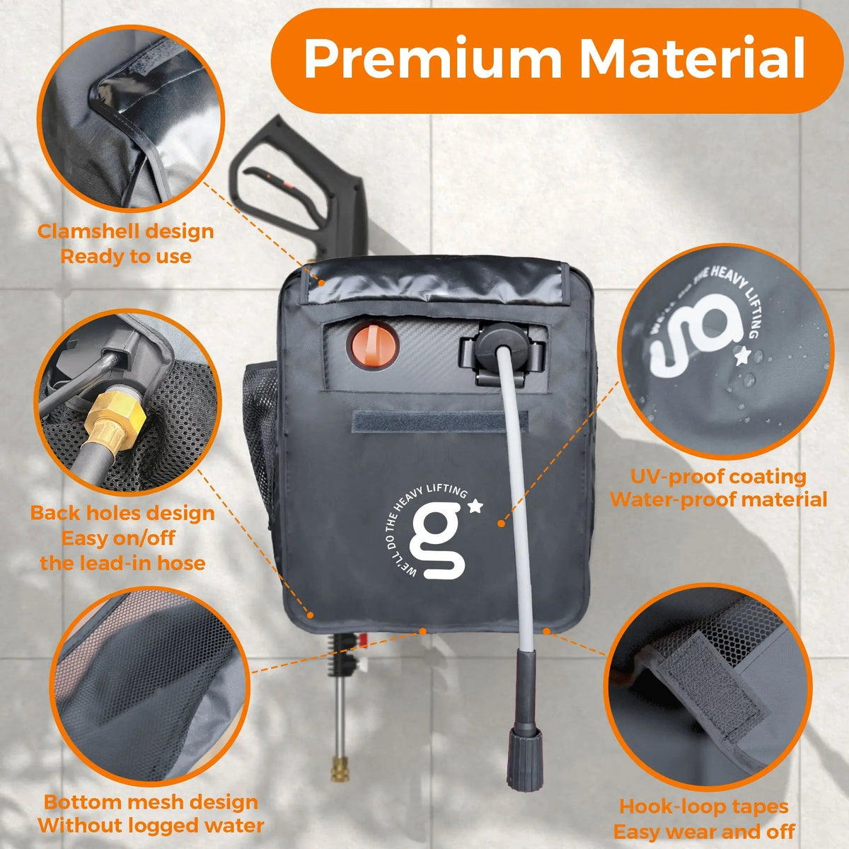 Grandfalls Retractable Pressure Washer Cover - Get it from Bo