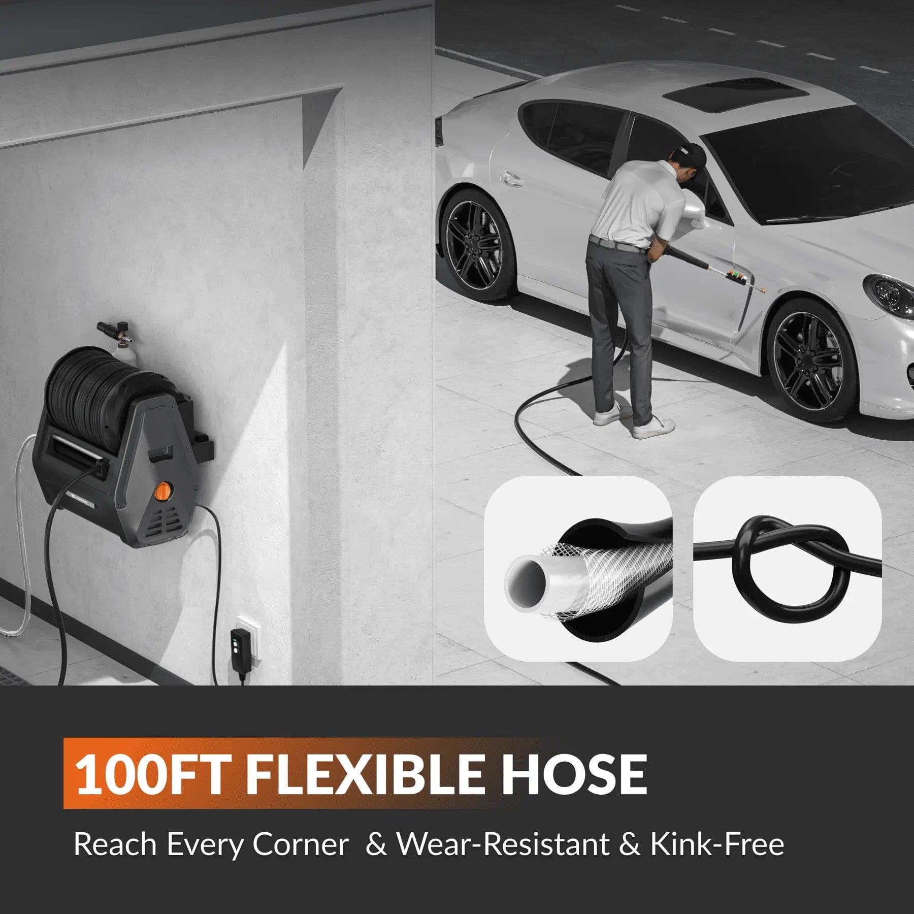 Grandfalls Retractable Pressure Washer Essential - Get it from Bo
