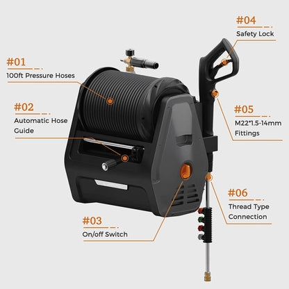 Grandfalls Retractable Pressure Washer Essential - Get it from Bo