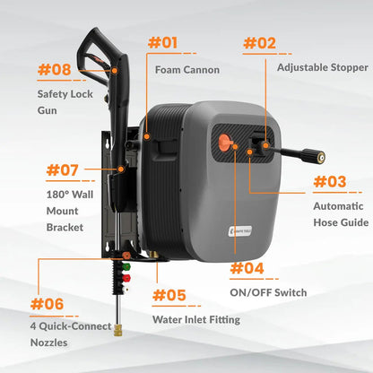Grandfalls Retractable Pressure Washer G20 - Get it from Bo