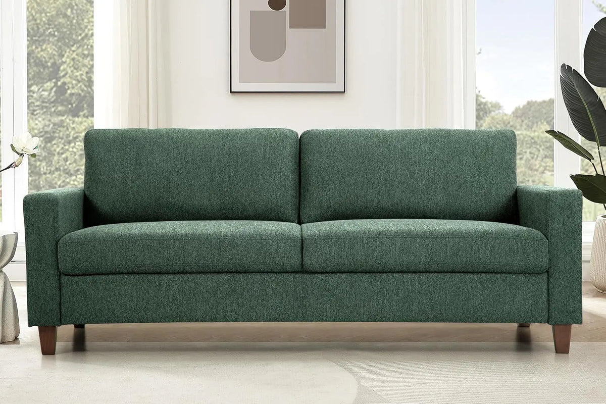 Green Mid Century Modern Couch and Loveseat Set for Small Spaces - Get it from Bo