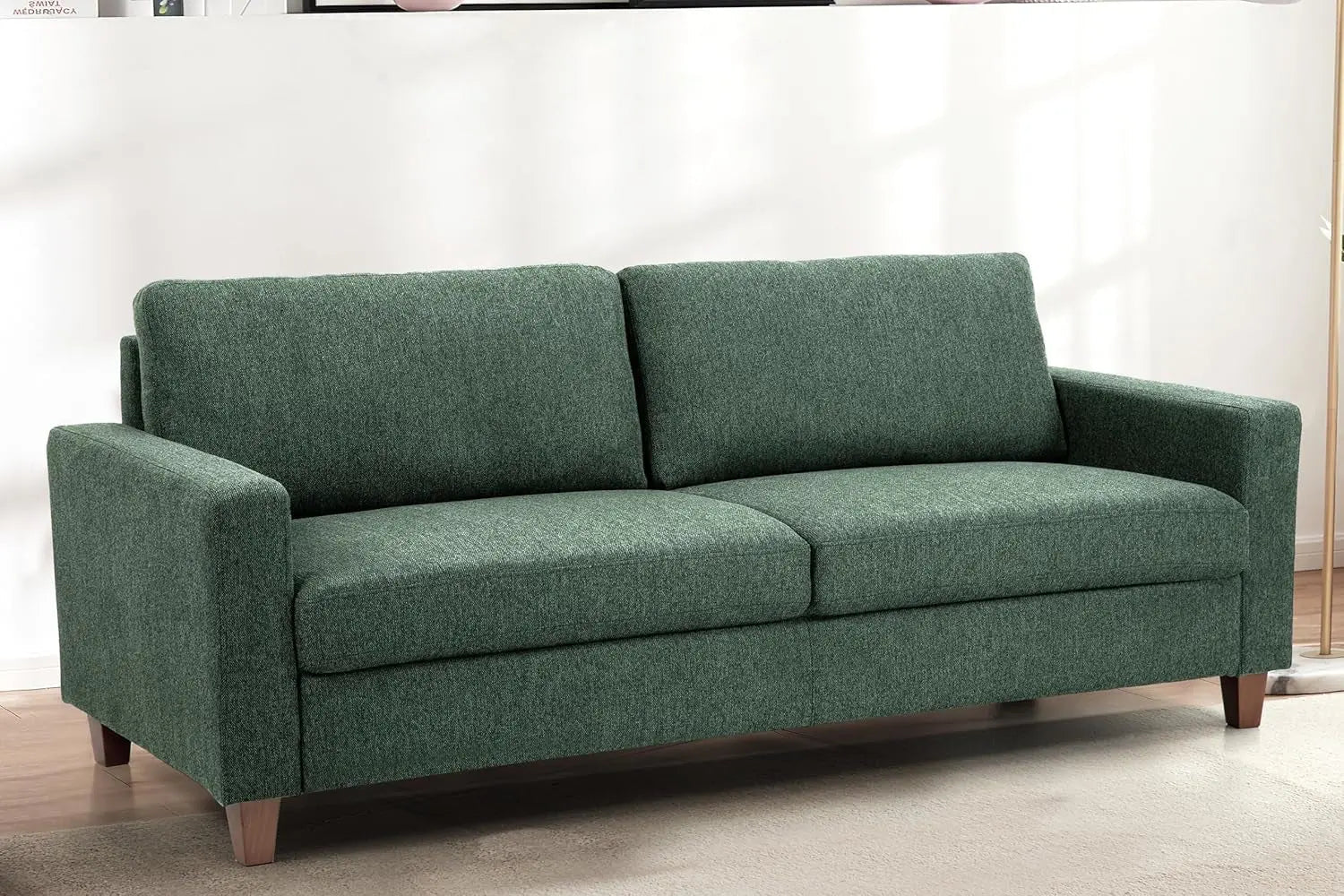 Green Mid Century Modern Couch and Loveseat Set for Small Spaces - Get it from Bo
