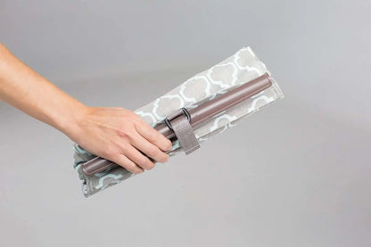 Baby Shopping Cart Hammock | Gray/Aqua Binxy Baby