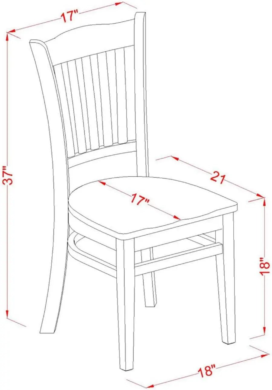 Groton Dining Room Chairs Mahogany Slat Back Set Of 2 - Get it from Bo