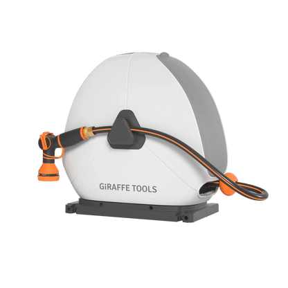 Ground-Mounted Retractable Hose Reel 82ft-130ft - Get it from Bo