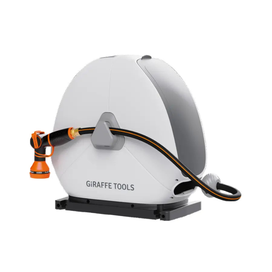 Ground-Mounted Retractable Hose Reel 82ft-130ft - Get it from Bo