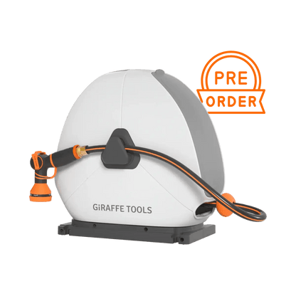 Ground-Mounted Retractable Hose Reel 82ft-130ft - Get it from Bo