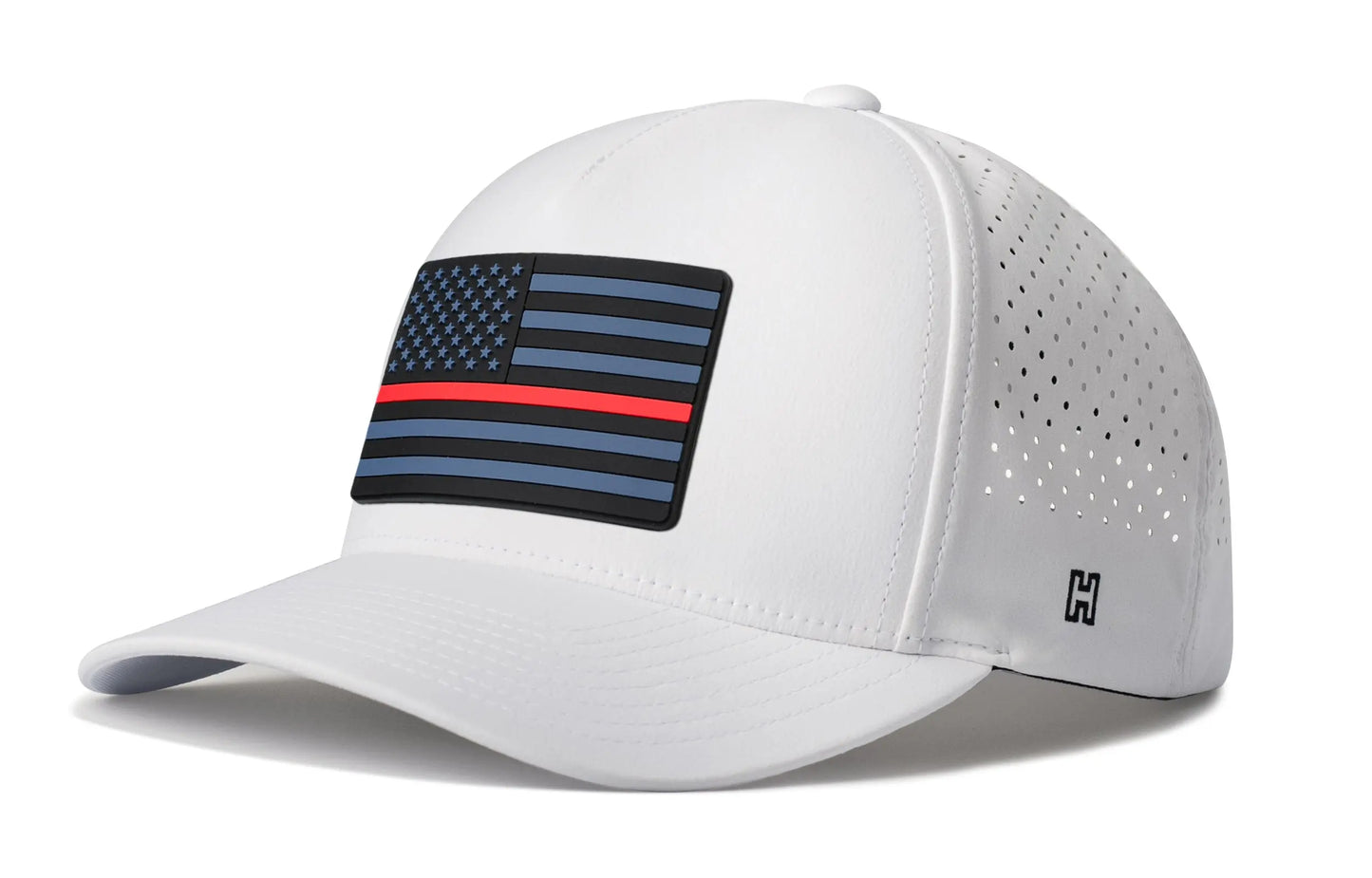 Thin Red Line Tactical Performance 5-Panel Hat  |  Firefighter Flexfit® Snapback