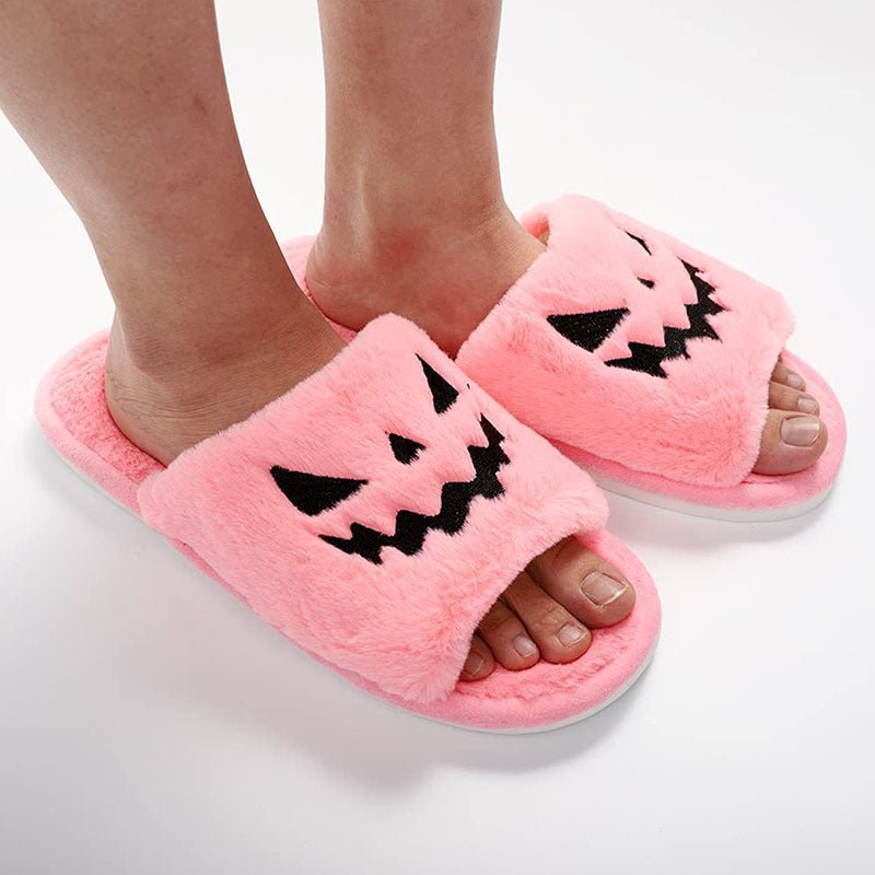 Halloween Shoes Winter Cute Warm Home Slippers Women - Get it from Bo