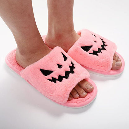 Halloween Shoes Winter Cute Warm Home Slippers Women - Get it from Bo