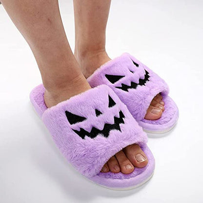 Halloween Shoes Winter Cute Warm Home Slippers Women - Get it from Bo