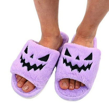 Halloween Shoes Winter Cute Warm Home Slippers Women - Get it from Bo