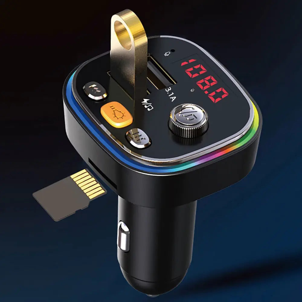 Handsfree Bluetooth MP3 Player Dual USB Fast Car Charger - Get it from Bo