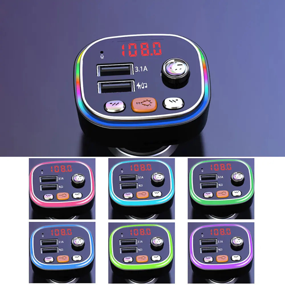 Handsfree Bluetooth MP3 Player Dual USB Fast Car Charger - Get it from Bo