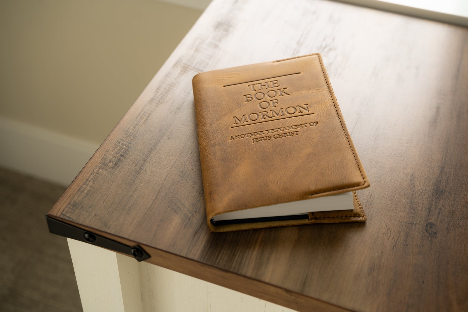Leather Book of Mormon - Hard Cover - Get it from Bo