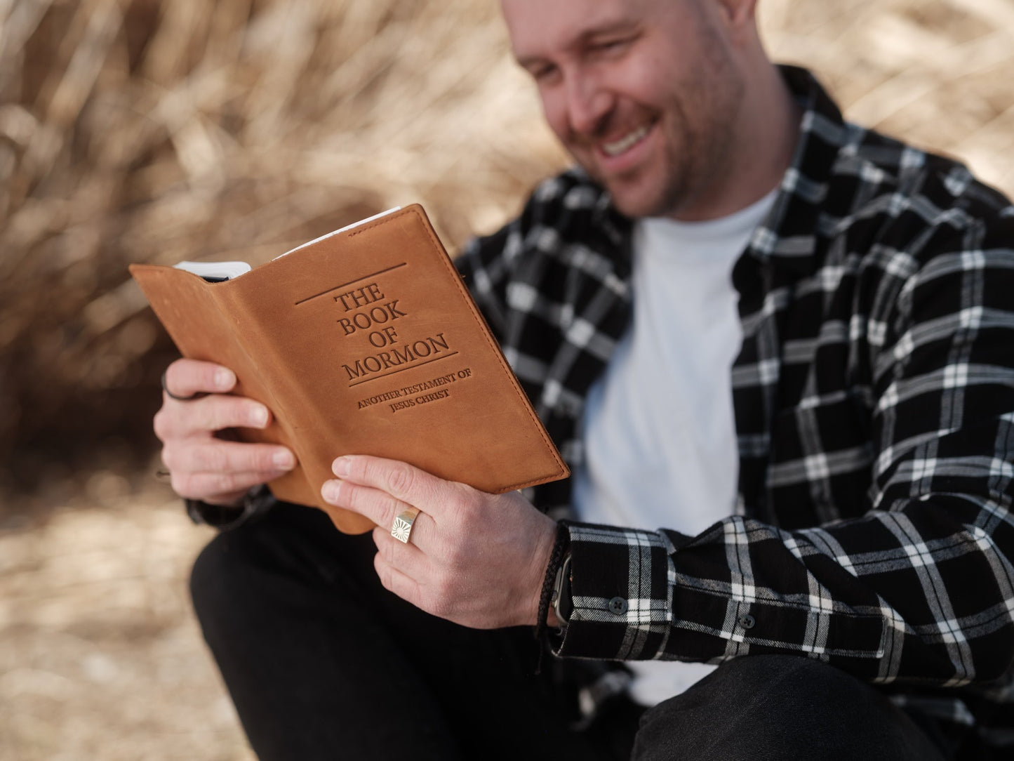 Leather Book of Mormon - Hard Cover - Get it from Bo