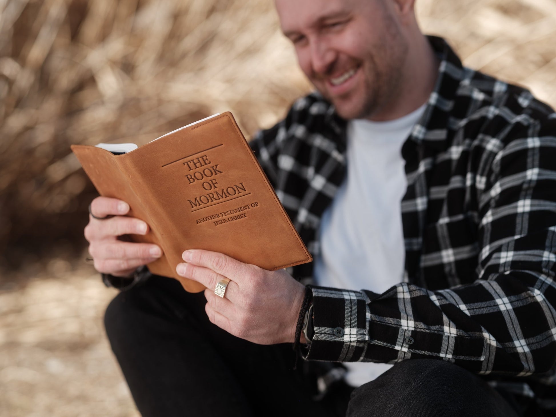 Leather Book of Mormon - Hard Cover - Get it from Bo