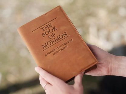 Leather Book of Mormon - Hard Cover - Get it from Bo