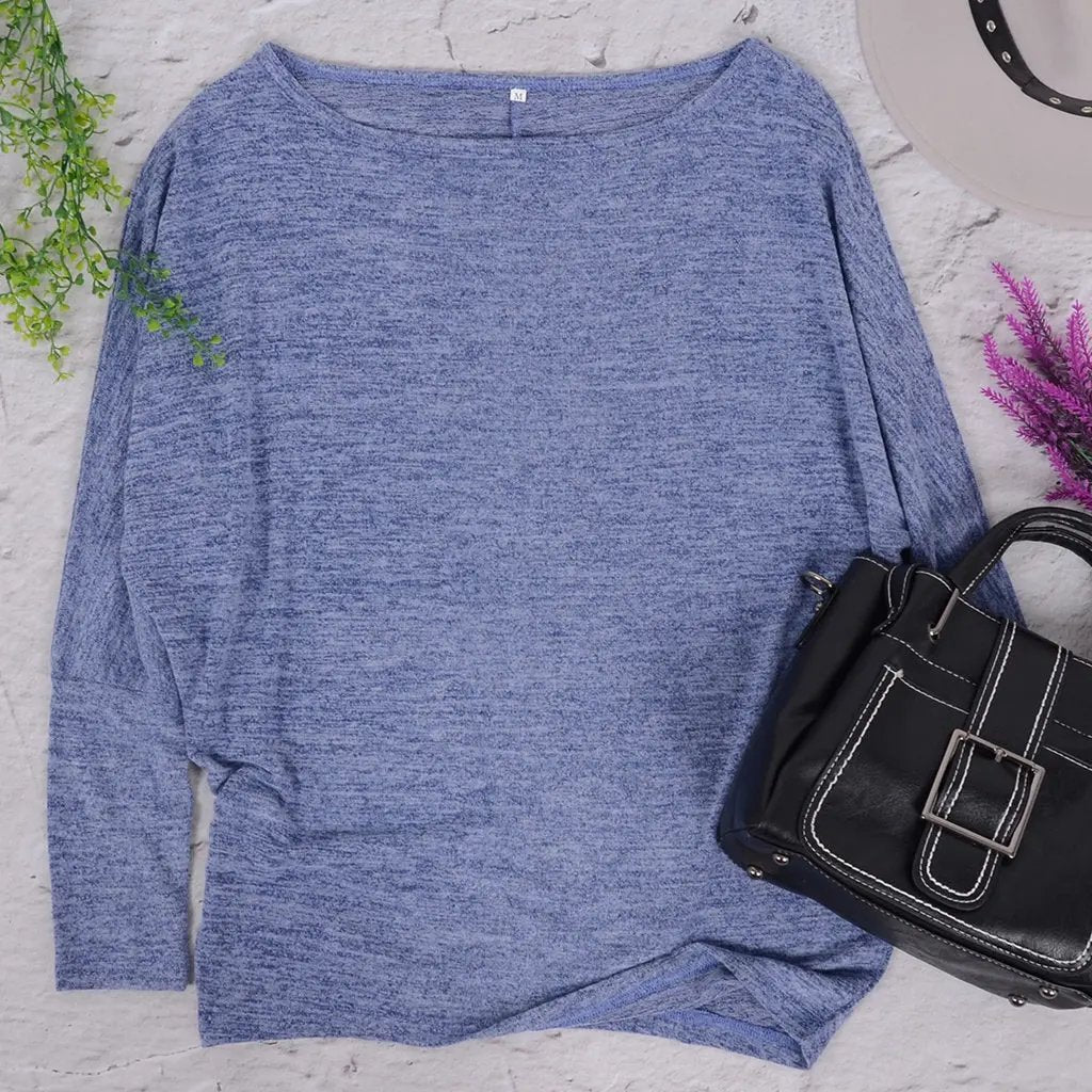 Heather Knit Boatneck Pullover - Get it from Bo