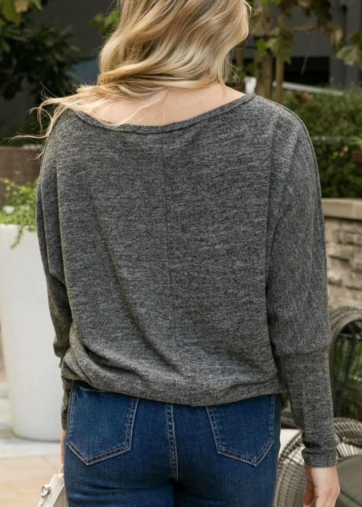 Heather Knit Boatneck Pullover - Get it from Bo