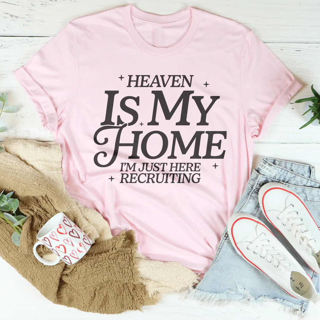 Heaven Is My Home Tee Peachy Sunday