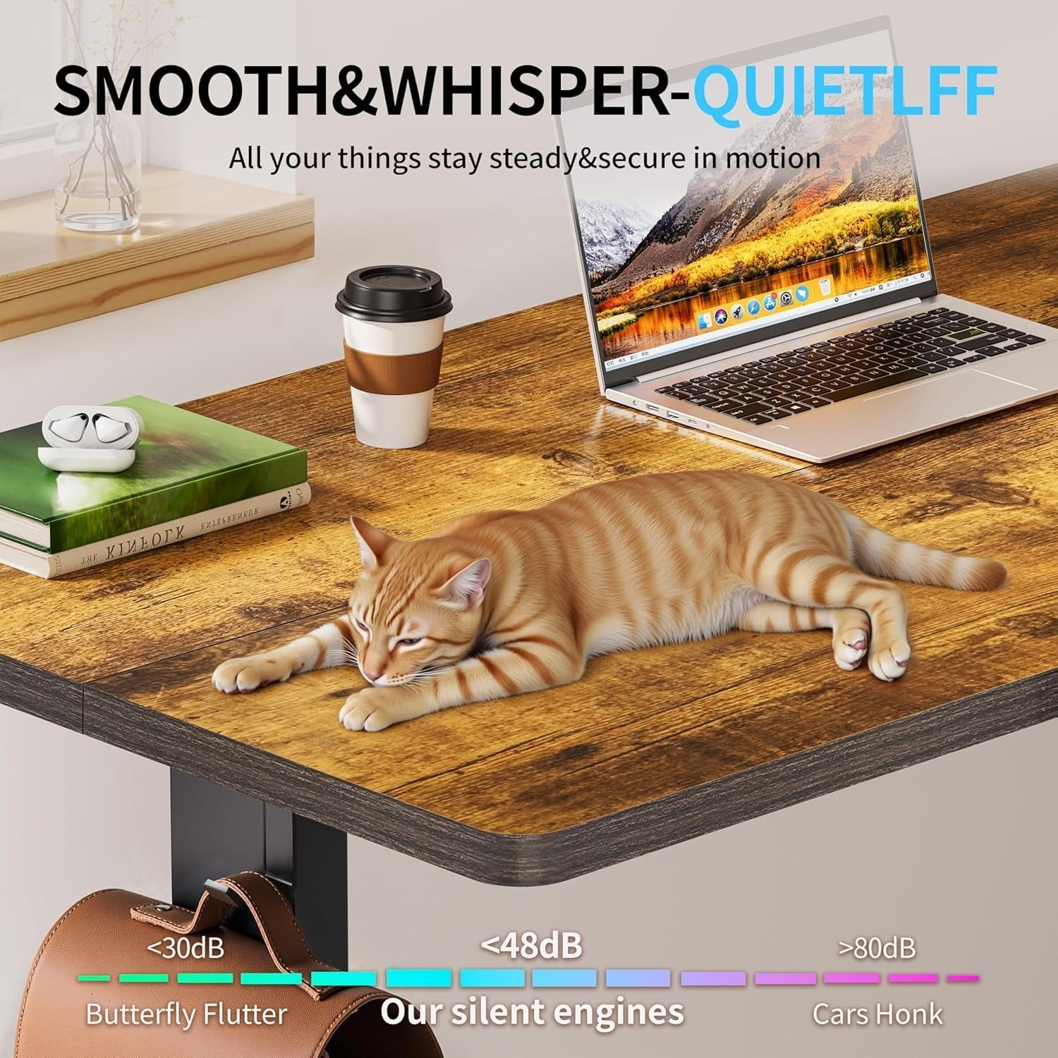 Height Adjustable Electric Standing Desk for Home Office ShipItFurniture