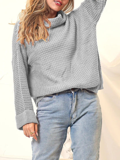 High Neck Chunky Sweater - Get it from Bo