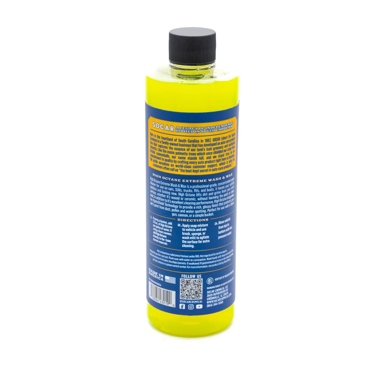 High Octane Extreme Ceramic Wash & Wax – Super Hydrophobic Car Soap for Shine & Protection - Get it from Bo