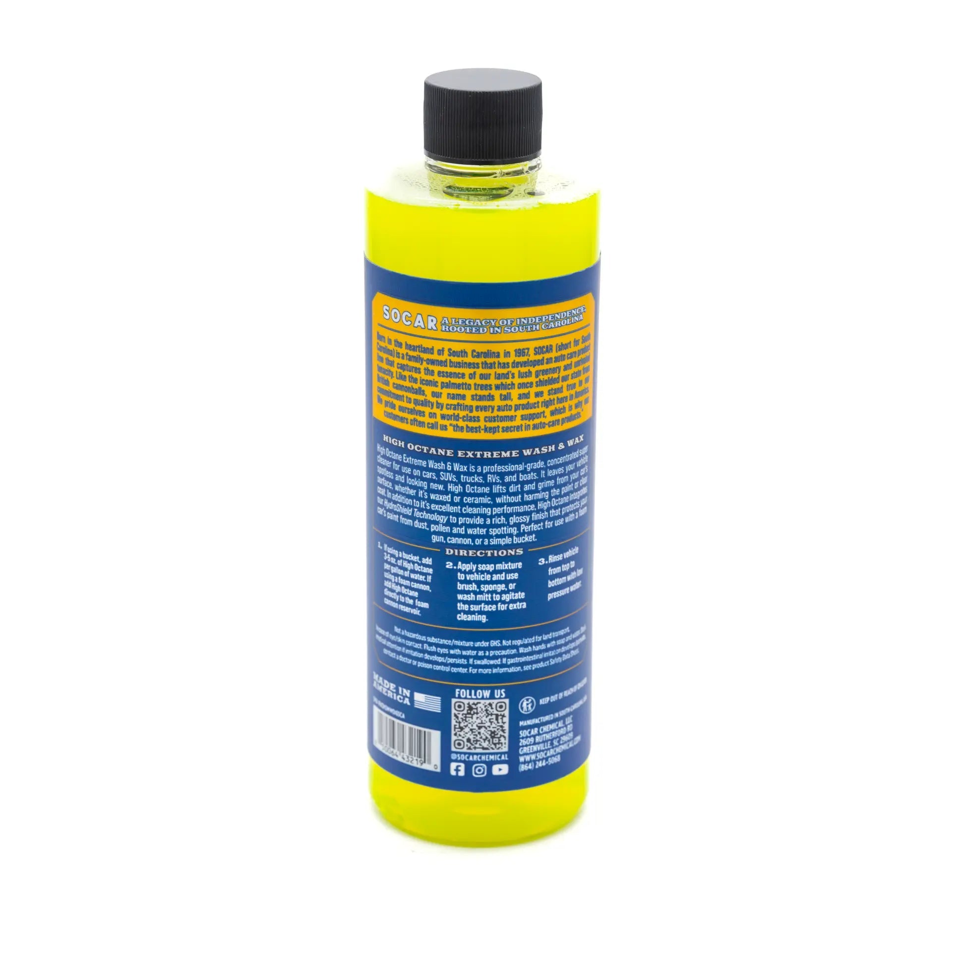 High Octane Extreme Ceramic Wash & Wax – Super Hydrophobic Car Soap for Shine & Protection - Get it from Bo