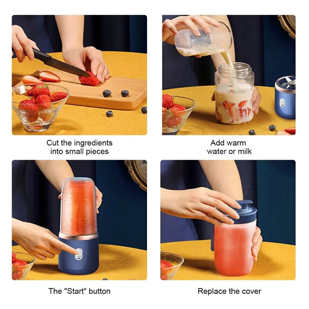 High Quality Twin Gear Portable Juice Blender - Get it from Bo