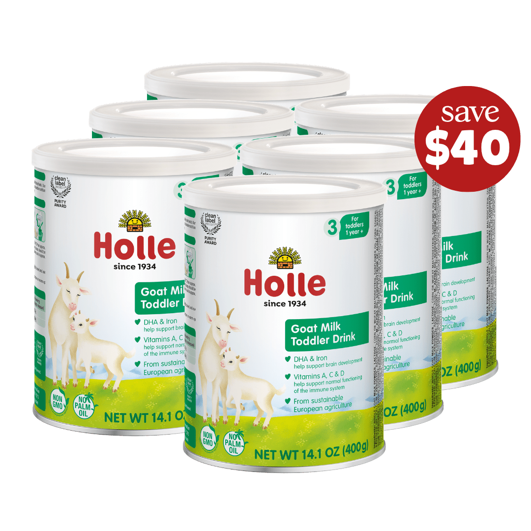 Holle Goat Milk Toddler Drink 6-Tin Bundle - Get it from Bo