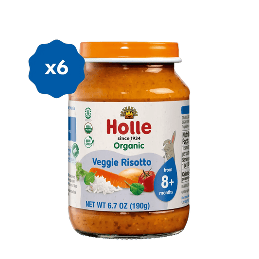 Holle Organic Baby Food Jar - Veggie Risotto - 6 Jars - Get it from Bo