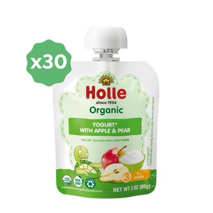 Holle Organic Yogurt Pouches - Apple & Pear - Get it from Bo