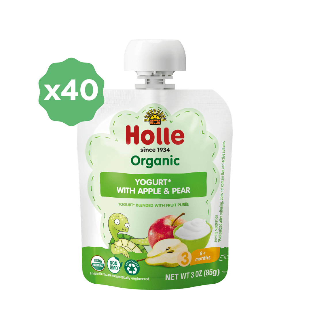 Holle Organic Yogurt Pouches - Apple & Pear - Get it from Bo
