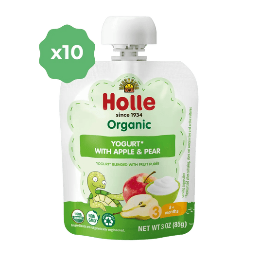 Holle Organic Yogurt Pouches - Apple & Pear - Get it from Bo