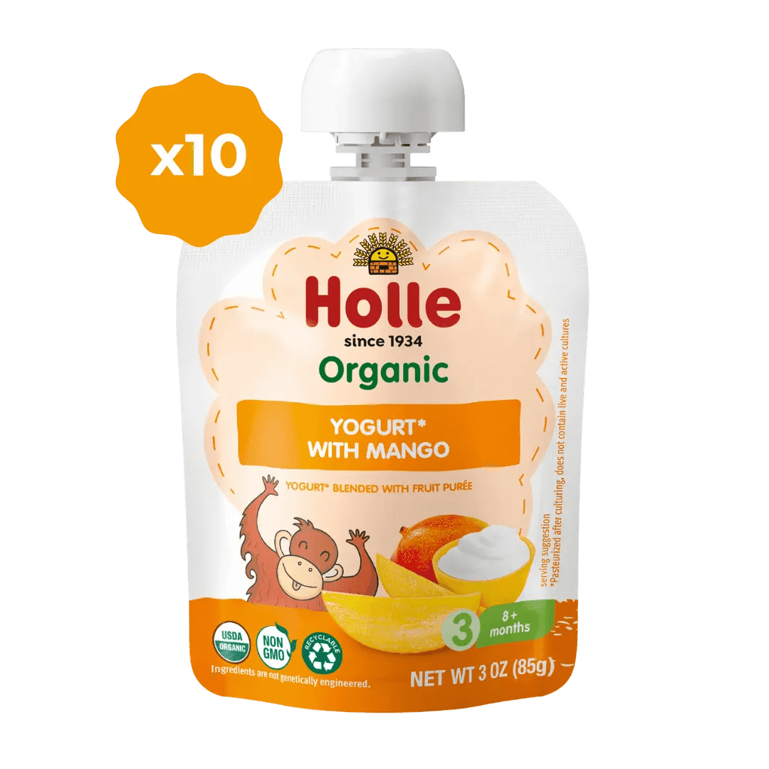 Holle Organic Yogurt Pouches - Mango - Get it from Bo