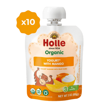 Holle Organic Yogurt Pouches - Mango - Get it from Bo